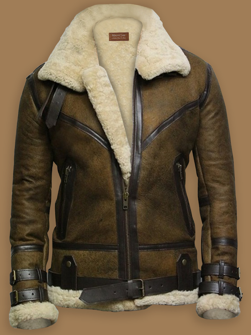 Illustration for article titled Men Aviator B3 Shearling Jacket
